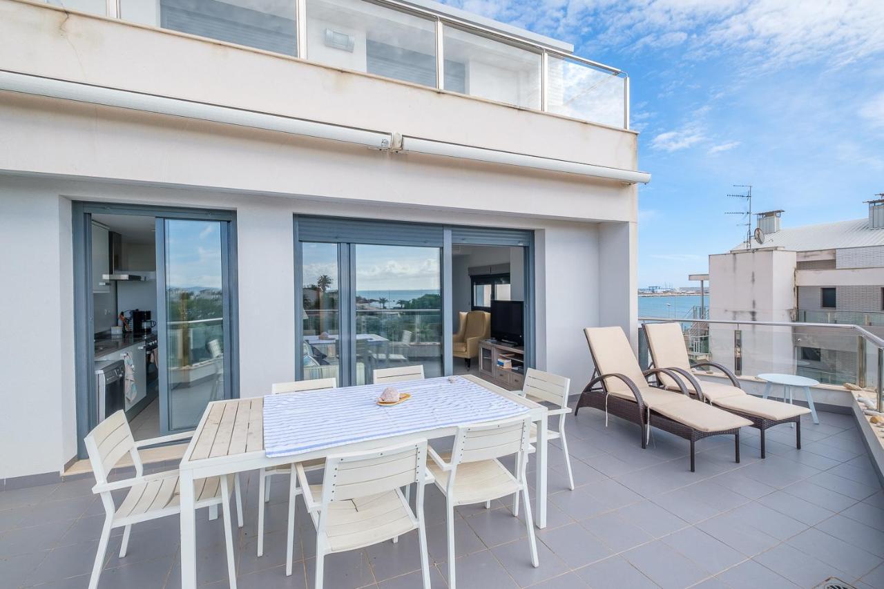Atico-Duplex Geniales Vistas Al Mar Apartment บินารอส ภายนอก รูปภาพ